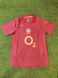Retro Arsenal 2005-06 O2 Home Jersey