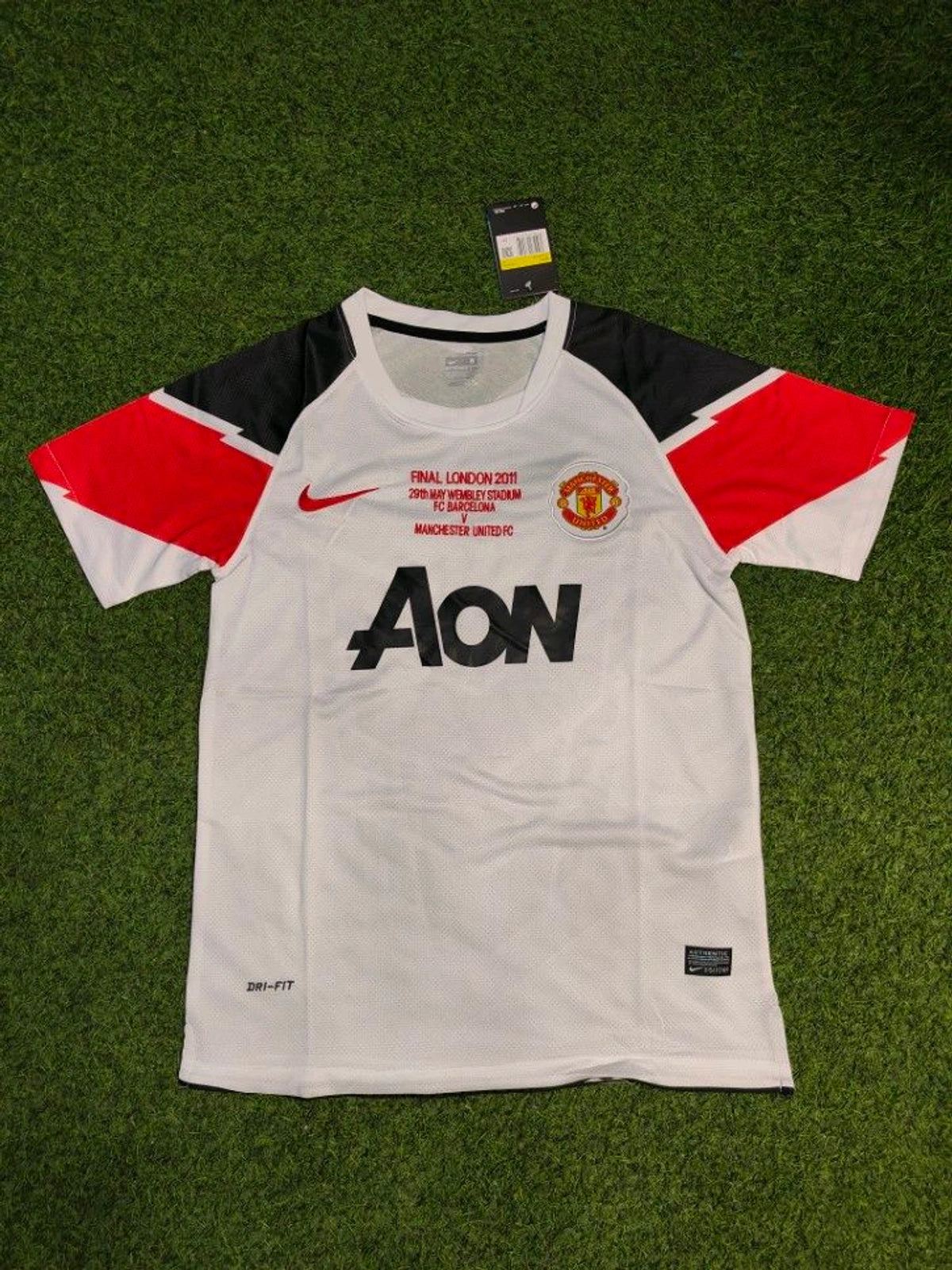 Retro Manchester United 2011-12 Champions League Final Jersey