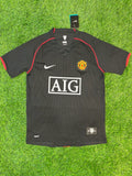 Retro Manchester United AIG 2007-08 Away Half Sleeve
