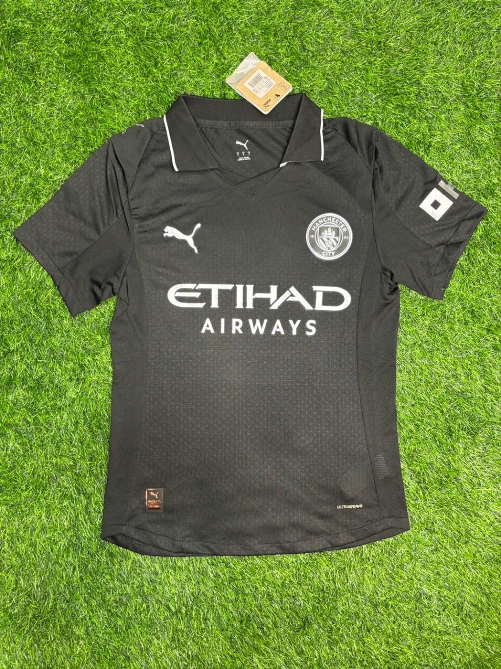Manchester City 25/26 3rd Kit Black Player Edition Half Sleeve