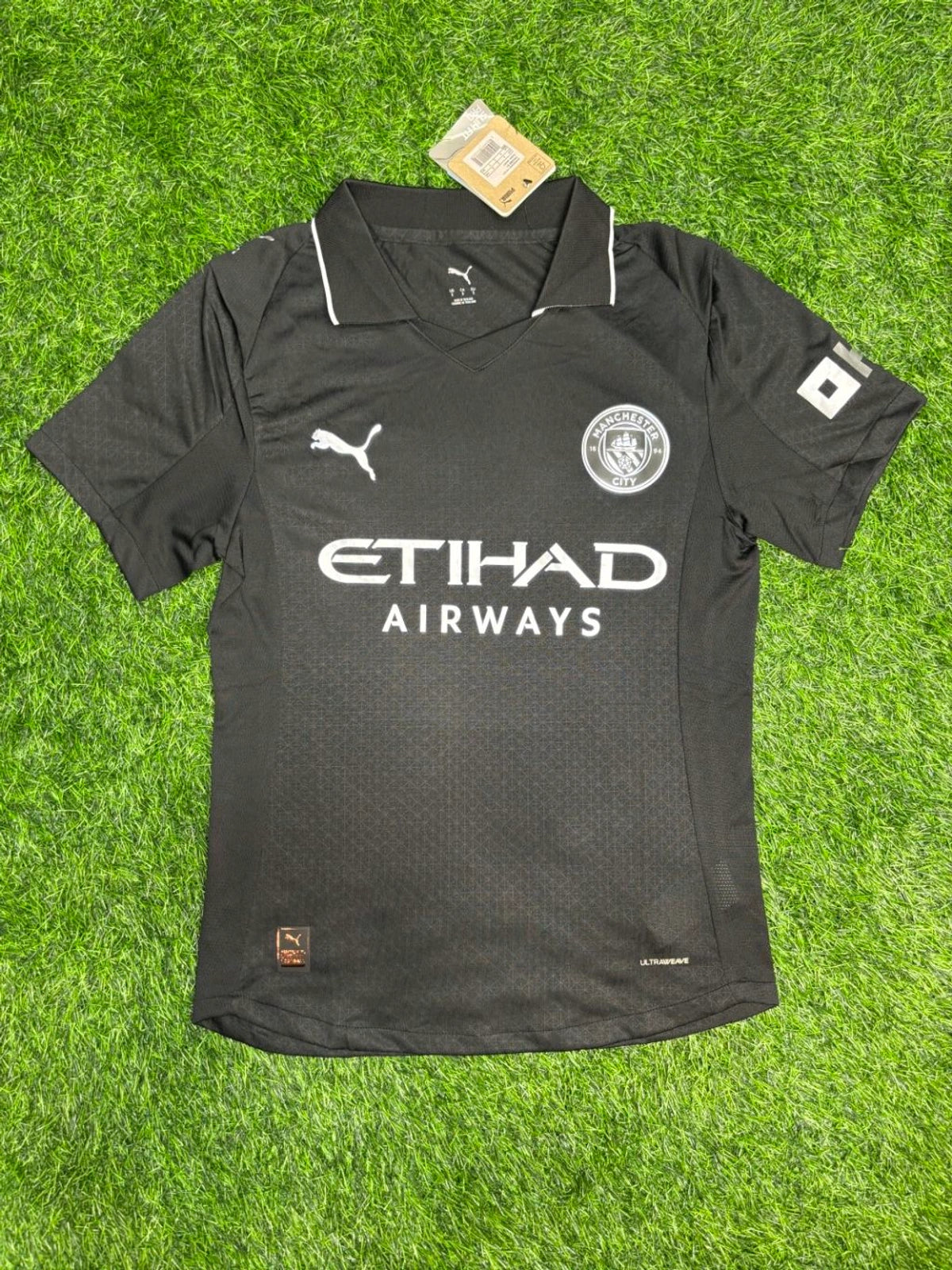 Manchester City 25/26 3rd Kit Black Player Edition Half Sleeve