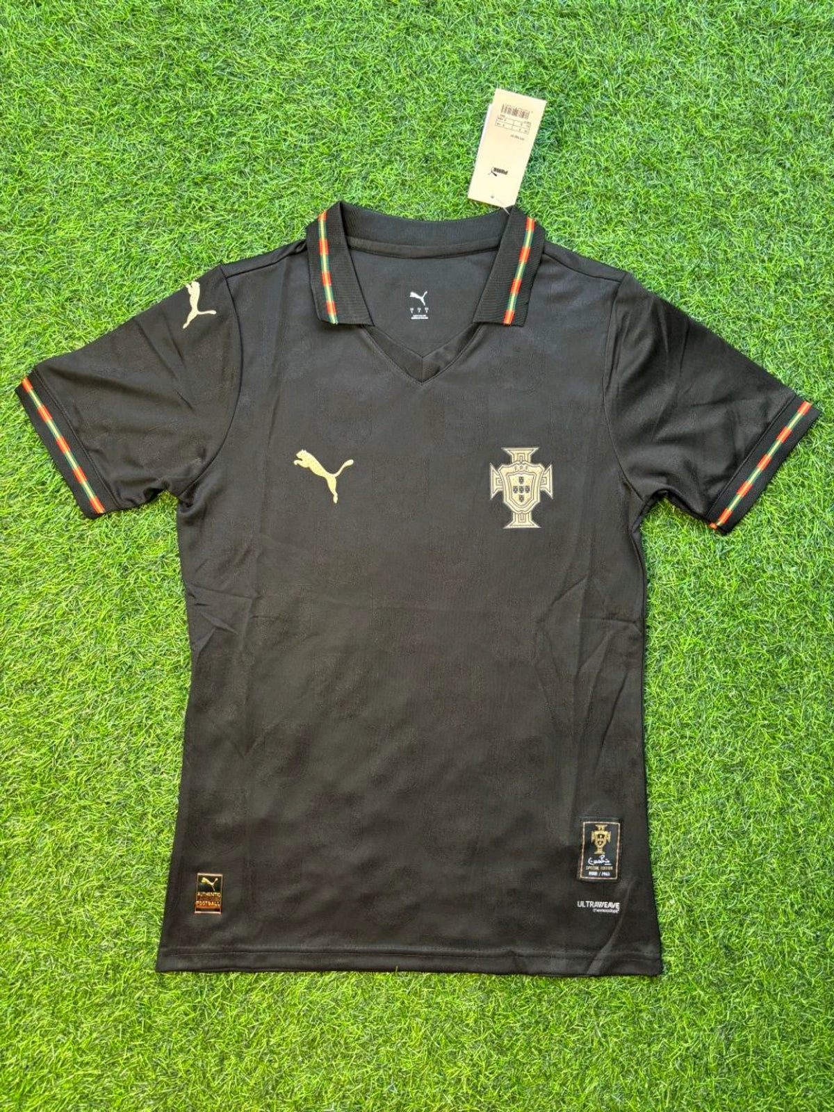 Portugal National Team Black Colour Special Kit Player Edition