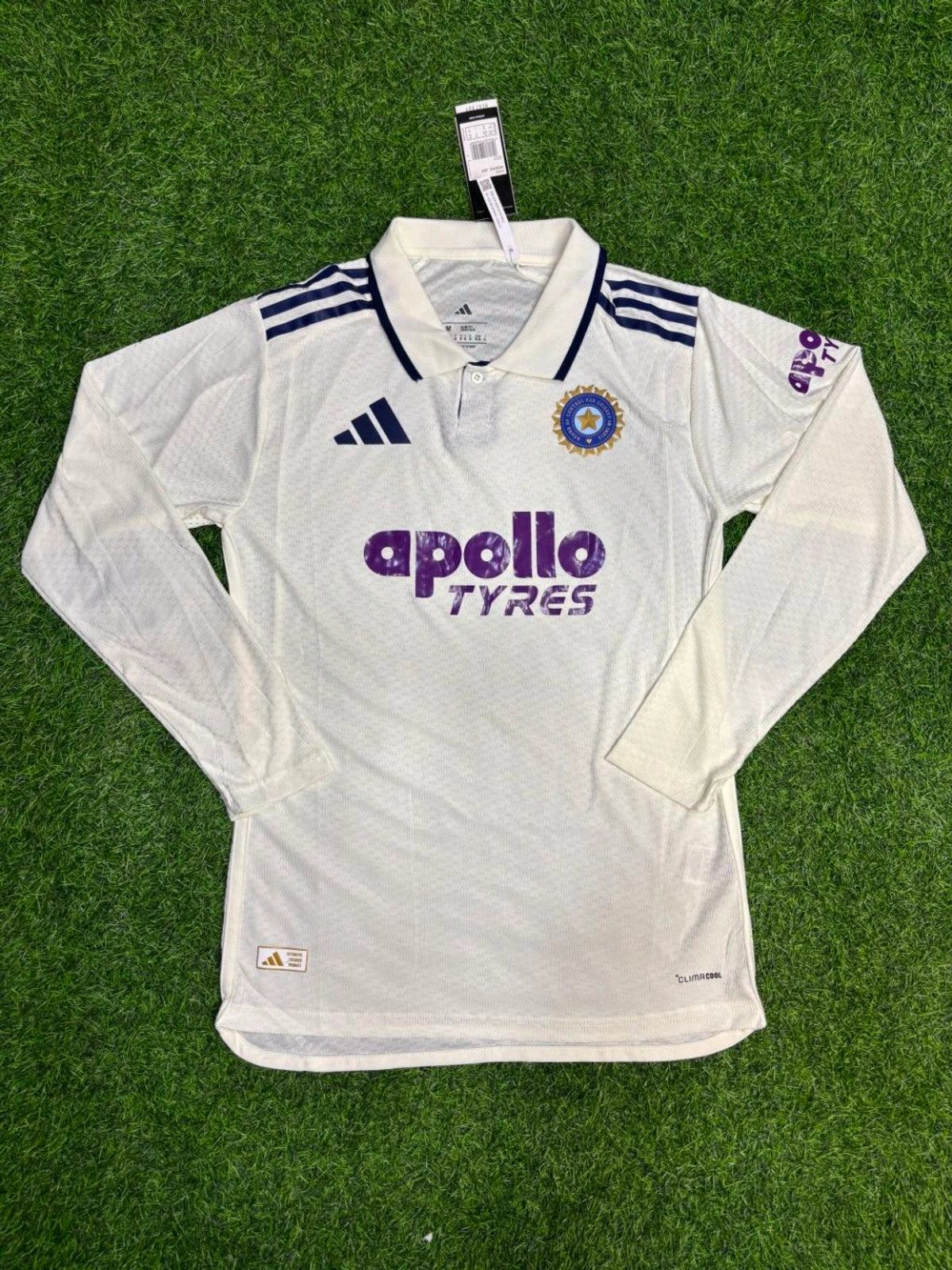 India Cricket Team Test Player Edition Jersey Full Sleeve