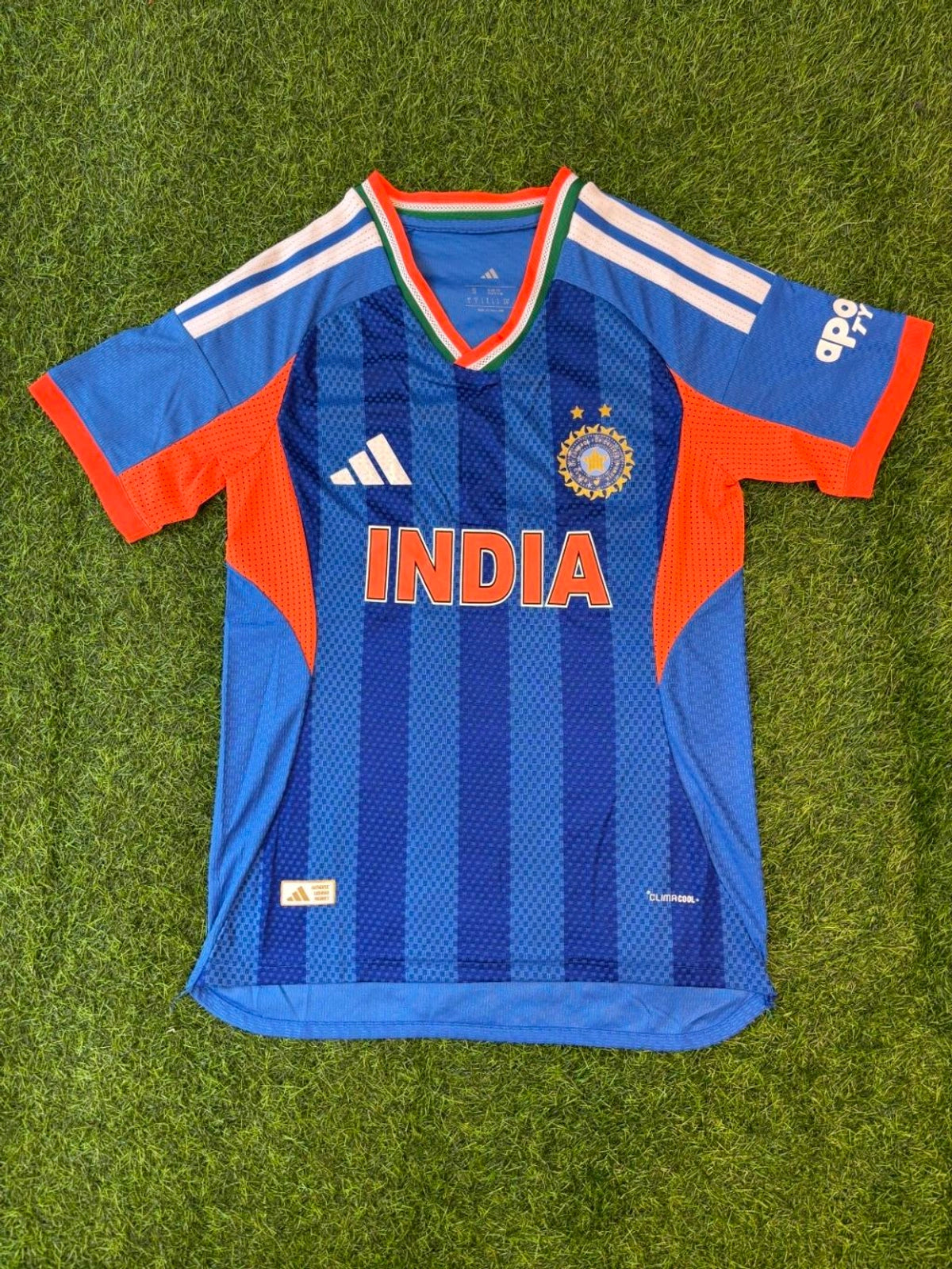 India T20 World Cup Half Sleeve Player Edition(Without Apollo)
